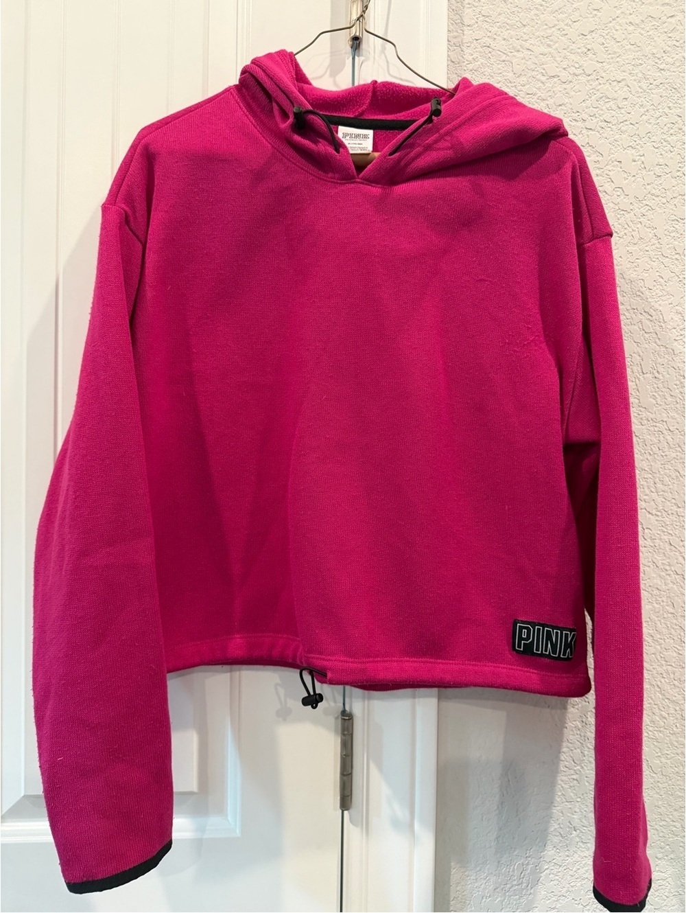 PINK Victoria's Secret Medium Fuchsia Hoodie Sweatshirt